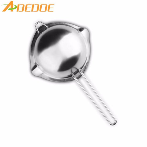 ABEDOE Hot Product Stainless Steel Material Chocolate Melting Pot Heated Milk Pot Heated Butter Tool with Long Handle