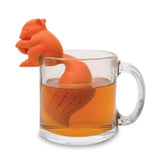 Fashion Tea Infuser Stainless Steel Silicone Tea Pot Infuser Sphere Mesh Tea Strainer Handle Tea Ball