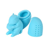Fashion Tea Infuser Stainless Steel Silicone Tea Pot Infuser Sphere Mesh Tea Strainer Handle Tea Ball