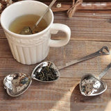 Fashion Tea Infuser Stainless Steel Silicone Tea Pot Infuser Sphere Mesh Tea Strainer Handle Tea Ball