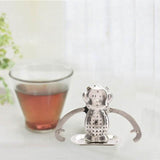Fashion Tea Infuser Stainless Steel Silicone Tea Pot Infuser Sphere Mesh Tea Strainer Handle Tea Ball