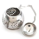 Fashion Tea Infuser Stainless Steel Silicone Tea Pot Infuser Sphere Mesh Tea Strainer Handle Tea Ball