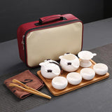 Tea set Include Pot and Cup, High quality elegant gaiwan,Beautiful and easy teapot kettle free shipping