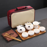 Tea set Include Pot and Cup, High quality elegant gaiwan,Beautiful and easy teapot kettle free shipping