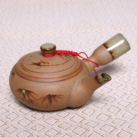 Ankoow 250ML Chinese Kungfu Tea Pot Set Chinese Handmade Ceramic Tea Pots Pitcher Traditional Chinese Tea Sets Pottery Tea Set