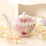 High-grade Bone China Tea Pots European Modern Fashion Teapots Large Capacity Tea Kettle Ceramic Coffee Pots 1000ml