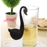 2017 Tea Strainer Interesting Life Partner Swan Teapot  PlasticTea Infuser Filter Teapot for Tea & Coffee Filter Drinkware #9