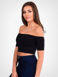Off-Shoulder Crop Top