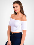 Off-Shoulder Crop Top