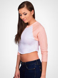 Cropped 3/4 Baseball Tee