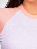 Cropped 3/4 Baseball Tee