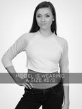 Cropped 3/4 Baseball Tee
