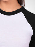 Cropped 3/4 Baseball Tee
