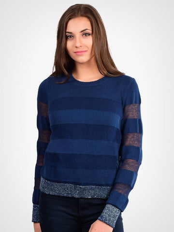 Roundneck Striped Sweater